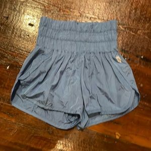 Free people movement athletic shorts, size XS,  blue, excellent condition!
